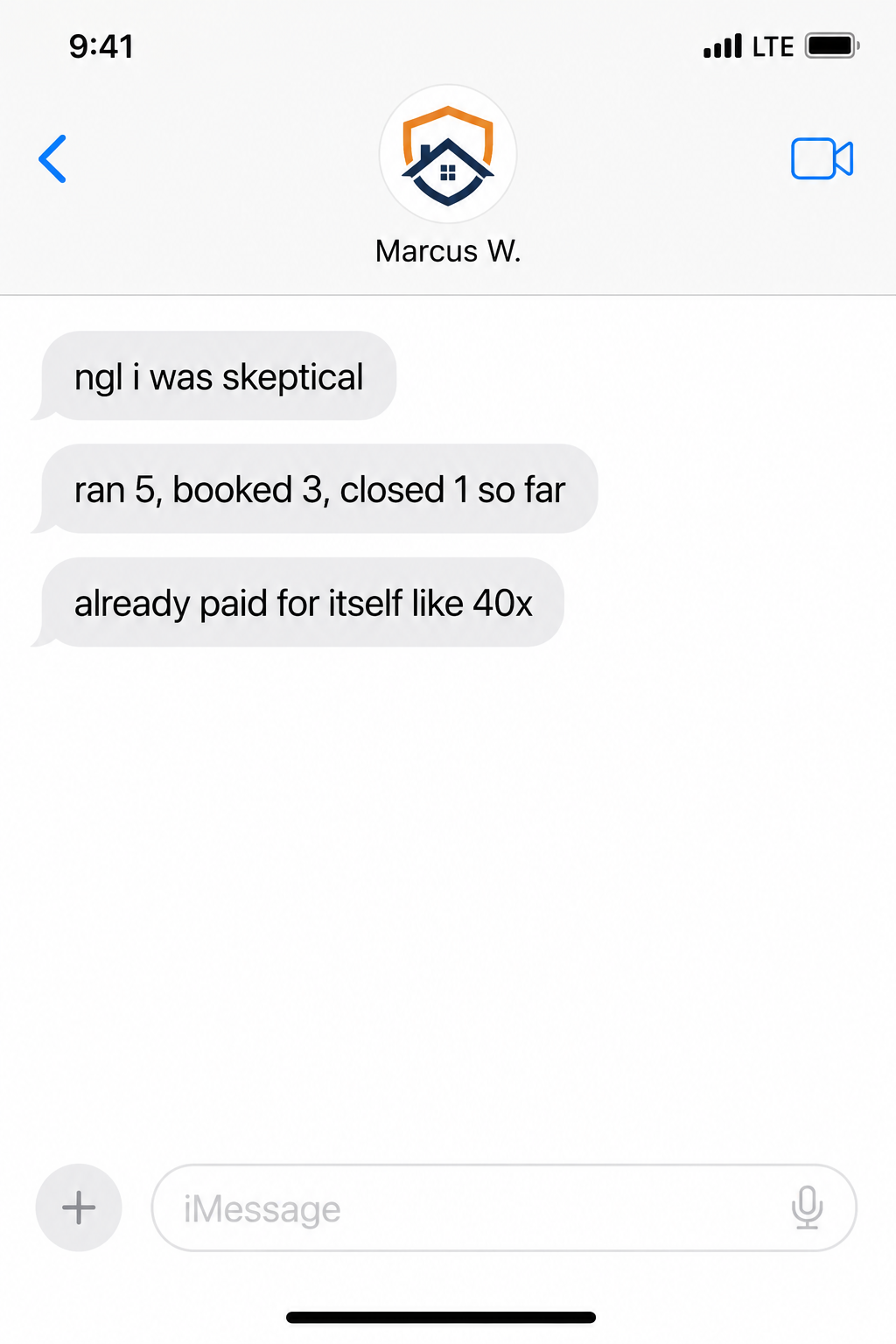 Marcus testimonial