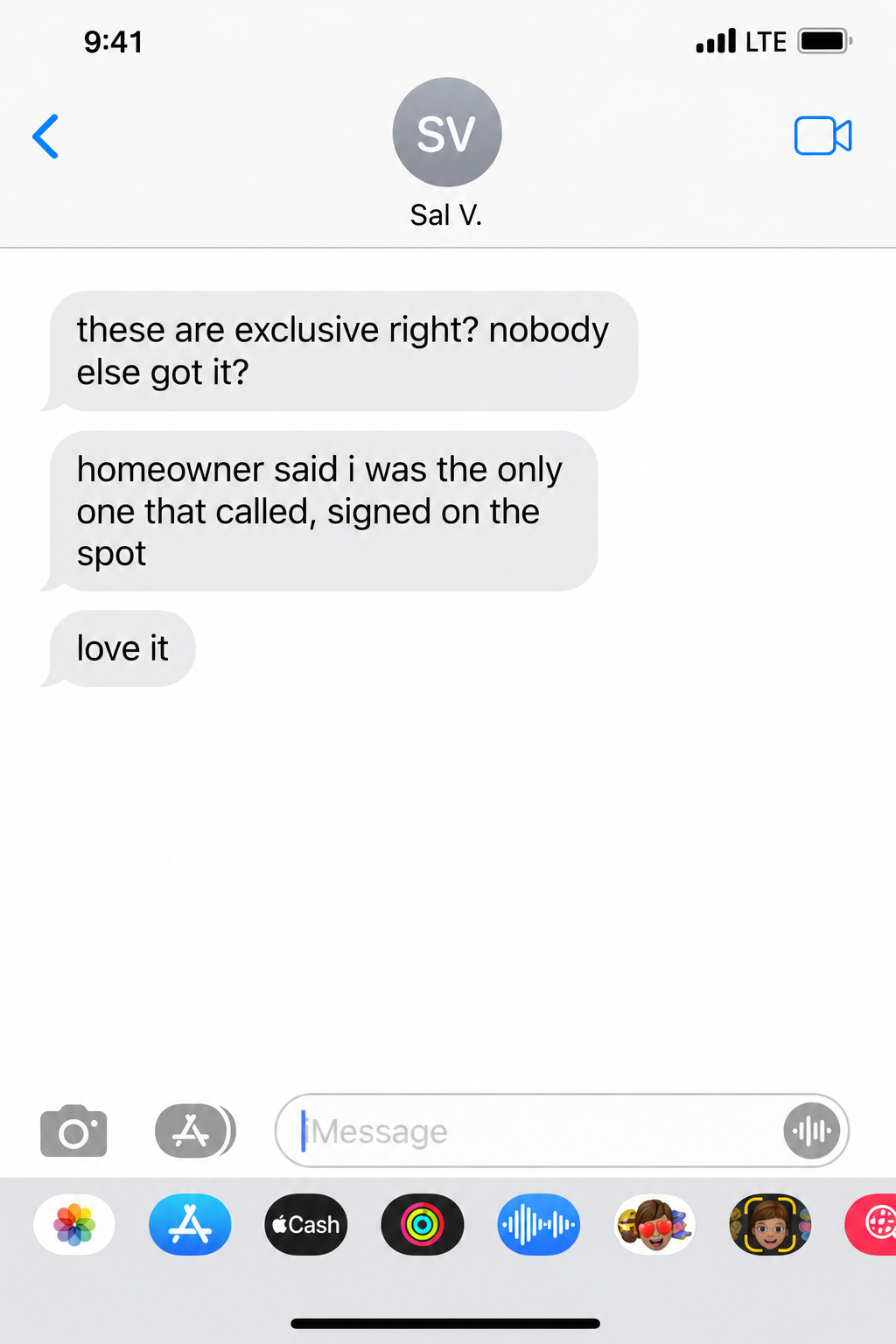 Sal testimonial